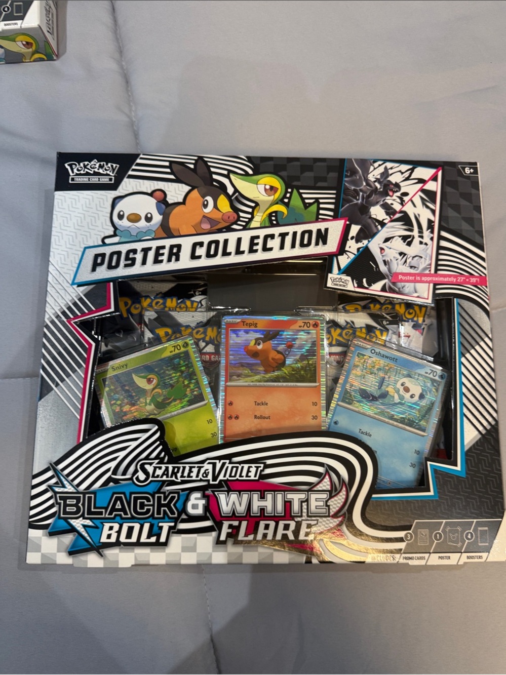 Pokémon TCG Scarlet & Violet Black & White Bolt/Flare Poster Box